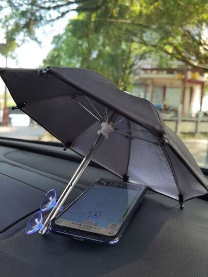 Giá đỡ điện thoại kiêm dù che nắng đa năng, chống mài mòn, nhiều màu sắc, chống gió và mưa, thích hợp sử dụng khi lái xe, cắm trại, mang đi, phụ kiện ngoài trời tiết kiệm chi phí hàng ngày, phù hợp cho bãi biển, mùa hè, phụ kiện bãi biển dành cho nữ.