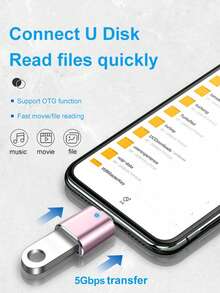 USB-C 转 USB 3.0 适配器，兼容 Thunderbolt 4/3，兼容 Macbook Pro/Air、Galaxy S23 系列和其他 Type-C 设备，可连接 U 盘、键盘、鼠标等 USB 设备。 - 查看 4