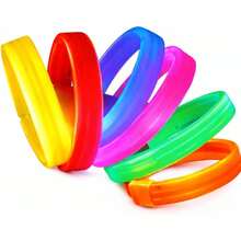 30pzas de Brazaletes Neón Gruesas Pulseras Glow Stick Cyalume Barita para fiestas bodas batucadas cumpleaños fiestas neón conciertos carreras nocturnas - 1 - Ver 2