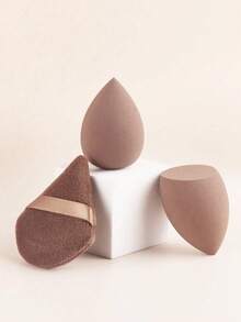 Set de brochas de maquillaje marrón, esencial para el maquillaje diario en movimiento - Multicolor - Ver 6