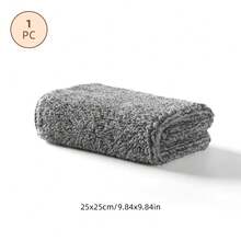 1/3/5 Pcs Bamboo Charcoal Fiber Cleaning Cloth, Thickened Material With Strong Absorbency, Easy To Rinse And Reuse, Effective Degreasing And Cleaning Dishcloth. Can Be Used For Cleaning Kitchen, Sink, Pots And Pans, As Well As Wiping Windows, Mirrors, Cars, Desks, Countertops And Stoves. No Lint Shedding, No Water Stains, Multi-Functional Wiping Cloth, Kitchen Cleaning Essential, Daily Household Necessity. - Grey - View 19