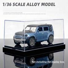1:36 Alloy Die-Cast Off-Road Racing Car Model, Opening Door Design Metallic Paint Finish Collector Grade Toy Car, Detailed Miniature Vehicle, Perfect Display Piece - Multicolor - View 11