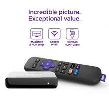 Roku Premiere | 4K/HDR Streaming Media Player Wi-Fi Enabled With Premium High Speed HDMI Cable And Standard Remote - Black - View 7