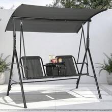 Patio Lounge Chair & Swing Chair - A - View 8
