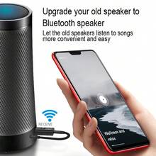 KZ 蓝牙5.0音频发射器接收器，带3.5mm AUX、RCA和USB接口，立体声无线适配器，适用于电视、车载音响、耳机和其他设备 - 黑色 - 查看 10