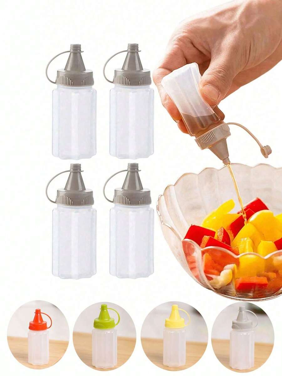 1pc Portable Kitchen Seasoning Bottle, Outdoor Seasoning Bottle, Seasoning Bottle Suitable For Outdoor Barbecues, Picnics, And Bento, Seasoning Bottle Of Appropriate Capacity - Multicolor - View 1