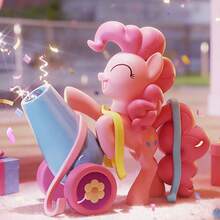 Miniso My Little Pony Party Time Series Blind Box, Cute Party Accessories, Surprise Blind Box Toy For Desk & Collection, Great Gift(1 PC Random Delivery) - Multicolor - View 5