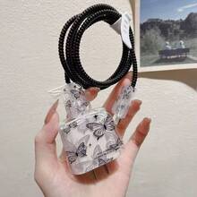 5件套保护壳，兼容苹果充电器和数据线 - 彩色 - 查看 3