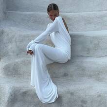 Women Maxi Dresses - trắng - Xem 8