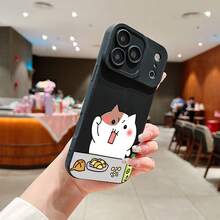 compatible with Appleおよびcompatible with Samsung Galaxyシリーズス スマホケース キャラクター  TPU素材、強化されたレンズ保護、瞳孔デザイン。 猫ケース  11  17e 手机壳  17e 手机壳 家族、恋人、友人、そして子供たちへのプレゼントに最適です。  S23/15 Plus/S25 Edge/17 Pro/14 Plus/Apple  Air/14/17/14 Pro/15 Pro Max/16 Plus/16e/17e/13/16 Pro Max/S22 Ultra/S22/12 Pro/S23 Ultra/S24 Ultra/11 Pro Max/S25/11 Pro/15/12/15 Pro/S24/16/S25 Ultra/14 Pro Max/ 13 pro/12 Pro Max/16 Pro/17 Pro Max/13 Pro Max - ブラック - チェックする 3