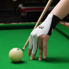 1 chiếc găng tay chơi bi-a/snooker chuyên nghiệp, nhẹ, dành cho tay trái, không đường may, độ đàn hồi cao, thoáng khí, thoải mái, lòng bàn tay trơn nhẵn chống trơn trượt, găng tay không ngón dành cho cả nam và nữ. - Nhiều màu - Xem 2