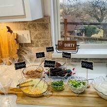 5/10 Pieces Of Mini Rectangular Blackboards With Stands, Wooden Small Blackboard Signs, Suitable For Weddings, Birthday Parties, Table Numbers, Food Labels, And Special Event Decorations - Mặc định - Xem 4