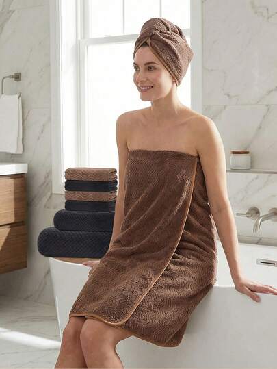 Bộ 10 khăn tắm hỗn hợp, nhiều kích cỡ, được làm từ chất liệu lông cừu san hô mềm mại, nhẹ và dễ mang theo, lý tưởng cho phòng tắm, khách sạn, spa, du lịch, trang trí phòng tắm, quà tặng ngày lễ.