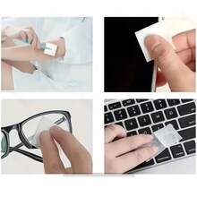 300/200/100pcs Lens Cleaning Wet Wipes | Multi-Purpose Pre-Moistened Wet Wipes | Individually Packaged | Suitable For Glasses, Cameras, Mirrors, Screens And Electronics, Suitable For Home Or On-The-Go - Premium Cleaning Wipes - View 5