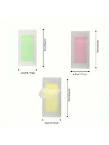 10片装面部脱毛蜡纸，适用于所有肤质，快速无痛脱毛套装 - 多色 - 查看 4