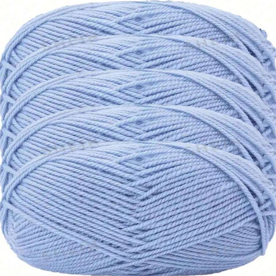 Cheonet 5团/250克柔软毛线——柔软保暖的手工编织钩针毛线，适合制作帽子、衣服、围巾、毯子、披肩等。