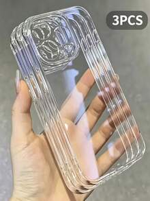 Bộ 3 ốp lưng điện thoại trong suốt tối giản, chống sốc, phù hợp với 17/17 Air/17 Pro/17 Pro Max/16 Pro Max/16/16 Pro/16 Plus/16E/15/15 Plus/15 Pro/15 Pro Max/11/12/13/14 Pro Max/XS/XR/11 Pro/11 Pro Max/12 Pro/12 Pro Max/13 Pro/13 Pro Max/7 Plus/14 Pro/14 Pro Max/14 Plus/7 Plus/8 Plus/8/SE2/13 Mini/12 Mini Soft Case - Trong suốt 1 - Xem 36