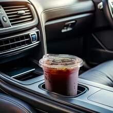 NEW IN 2026 20pcs Clear Reusable Plastic Cups With Drinking Lids, For Iced Coffee, Smoothie, Milkshake, Cold Drinks 16oz - bạc - Xem 5