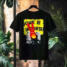 Camiseta Juan Carlos Bodoque 31 Minutos:
 La Respuesta Perfecta - ¡Qué Le Importa! - Negro - Ver 7