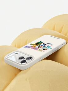 Official Licensed Paul Frank Liquid Silicone Phone Case, Full Body Shockproof Camera Protection, Cartoon Monkey, Rabbit, Bear & Letter Pattern, New Design Compatible With IPhone Xs/Xsmax/Xr/11/12/13/14/15/16/17Pro Max - Multicolor - View 3
