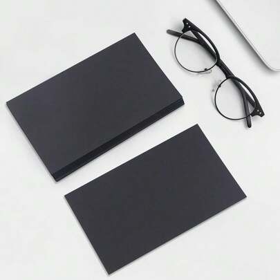 75pcs, 250g Blank Black Postcards - DIY Postcards - For Handmade DIY Cards & Postcards