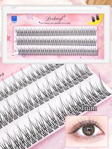 120 sợi mi giả đuôi cá tự làm, mi giả nguyên sợi, mi giả cong chữ C 9-12mm tự nhiên, dễ dàng sử dụng hàng ngày cho người mới bắt đầu. - Xem 13
