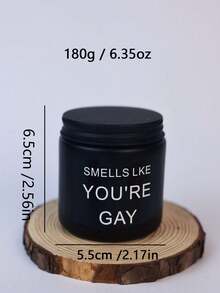 1个大号蜡烛罐，情人节送给男同性恋者的礼物，送给男友、兄弟、丈夫的趣味礼物，独特必备的周年纪念生日礼物，家居装饰。蜡烛摆件，装饰品，蜡烛。 - 彩色 - 查看 7