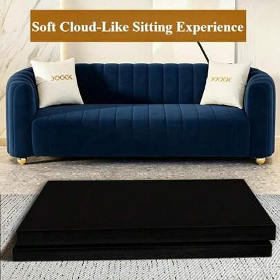 1 chiếc đệm mút xốp mật độ cao dùng để nâng đỡ ghế sofa, thay thế miếng đệm ghế bị xẹp lún cho ghế sofa và ghế ăn, phù hợp cho phòng khách, văn phòng và chiếu tatami.