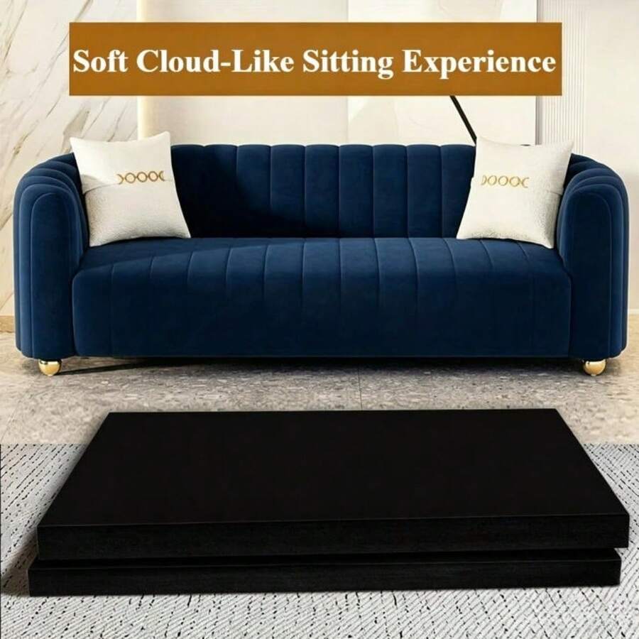 1pc High Density Foam Sofa Support Cushion, Suitable For Sagging Sofa And Chair Replacement Pad, Applicable For Living Room, Office And Tatami - Multicolor - View 1