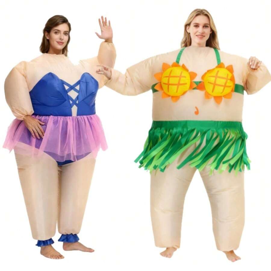 充气动漫芭蕾舞服，趣味十足的派对装扮服装，角色扮演服装，芭蕾舞裙，生日礼物，服装