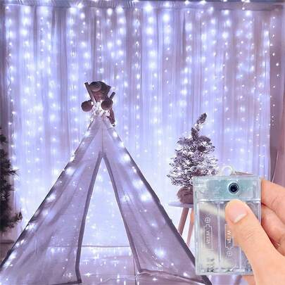 1 Pack Battery Powered Fairy String Lights - Multi Modes, Home Gathering, Date, Party, Wedding, Atmosphere Background Decor Lights, Suitable For Christmas, Halloween, Thanksgiving, Mother's Day, Home & Bedroom Decor, Indoor Holiday Lighting