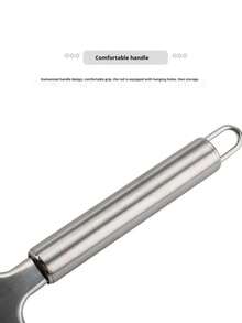 1 Set Stainless Steel Cheese Knife, Cheese Grater, Cheese Slicer, Ham Scraper, Cake Scraper, Butter Knife, Suitable For Restaurant, Kitchen, Outdoor, Party, Picnic, Hotel, Baking Kitchen Tools, Cooking, Kitchen Supplies, Mother's Day Gift, Christmas Gift, Back To School Gift, Kitchen Utensils - Silver - View 9
