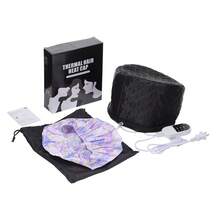 Hailicare 10档温度调节，3档定时，带帽式头套，贴合脸型，可水洗内衬，安全可靠，送给妈妈和女朋友的礼物 - 美規A型插(110-127V) - 查看 10