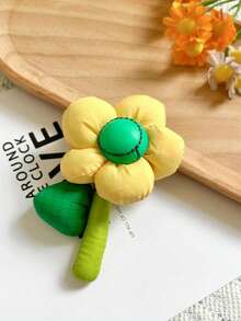 1pc Rustic Fabric 5-Petal Colorful Flower Padded Decor, Suitable For Bag Accessories, Birthday, Wedding, Gift Bag Decoration, Souvenirs And More - Multicolor - View 15