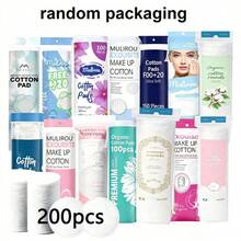 300 miếng bông tẩy trang tròn dùng để làm sạch da mặt, tẩy trang, thích hợp để làm sạch da mặt, chăm sóc da mặt, khăn lau tẩy trang, quà tặng làm đẹp, đồ dùng vệ sinh mỹ phẩm, làm sạch và làm đẹp, chăm sóc da, sử dụng cá nhân. - Nhiều màu - Xem 12