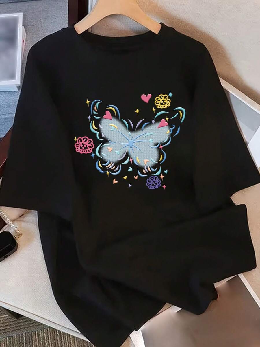 Women T-Shirts - Black - View 1