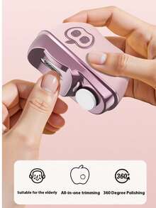 Máy cắt móng tay điện thông minh này kết hợp chức năng cắt, đánh bóng và làm móng trong một thiết bị sạc USB tiện lợi. Sản phẩm có chức năng chống cắt và đánh bóng, lý tưởng cho việc làm móng, giũa, đánh bóng và tạo hình móng. Đây cũng là một món quà hoàn hảo. - Nhiều màu - Xem 7