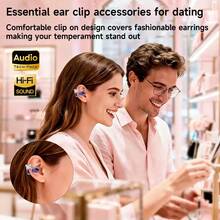 NEW SENYANG 2026新款蝴蝶耳机，无线蓝牙耳机，开放式设计，高保真音质，指纹控制，超长续航，适用于和安卓手机，绝佳礼物 - 查看 9