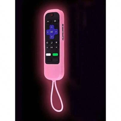 1/2 piezas Funda protectora para control remoto, a prueba de polvo, elástica, multicolor, luminosa, de material suave de silicona, cubierta antideslizante, adecuada para varios televisores, decoración de fiesta infantil