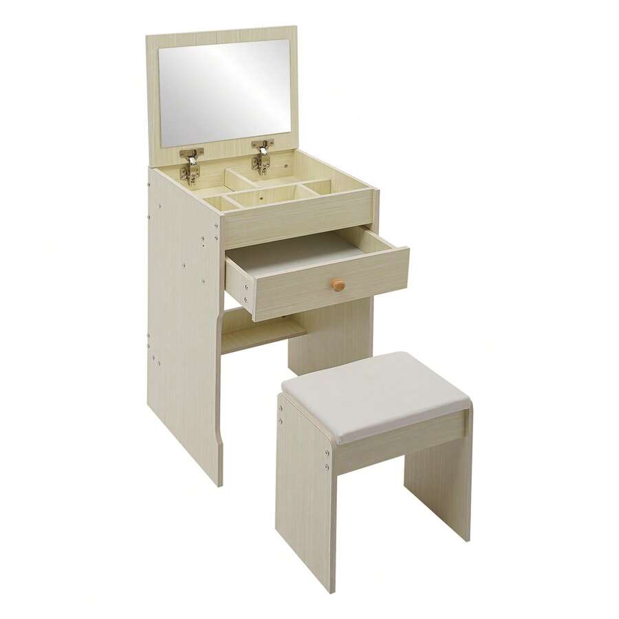 YUNRUX Vanities & Vanity Benches - White - View 1