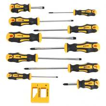 Magnetic Screwdriver Set, Including And Flat Head Professional Cushioned Handle Screwdrivers And Key Screwdriver - Multicolor - View 14