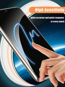 Bộ 3 miếng dán màn hình cường lực, chống hư hại từ bên ngoài, chống bám vân tay, chống thấm nước và dầu, chống bụi, màn hình mịn, phủ toàn màn hình, cạnh bo tròn. Tương thích với các dòng điện thoại A14/A15/A25/S23 Fe/A54/S24FE/A16/A36/A56//A16/A17/A07/Galaxy S21/S22/S23/S24 Ultra/S24FE/Galaxy S25 Ultra/S25/S26 Series - Trong sáng - Xem 4