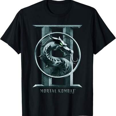 Mortal Kombats 2 Big Seal Logo T-Shirt