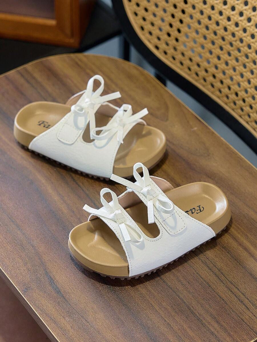 Zapatillas planas minimalistas, transpirables y cómodas para bebés, de estilo casual y súper suaves - Blanco - Ver 1