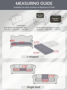 1 tấm bọc ghế sofa chống trượt bằng nhung latex màu xám đậm, mềm mại và thân thiện với da, chống trầy xước do thú cưng, phù hợp với ghế đơn, ghế đôi, ghế ba chỗ và ghế hình chữ L, sử dụng được cả bốn mùa - Màu xám đen - Xem 3