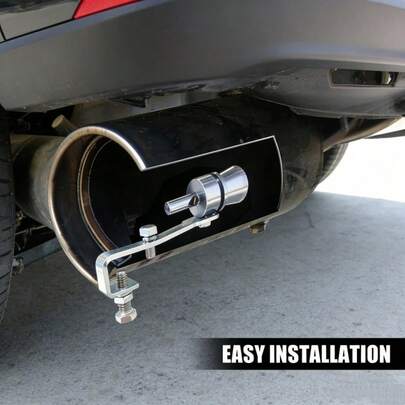 Bộ phụ kiện thay thế còi xả turbo đa năng - Đầu giảm âm bằng hợp kim nhôm chịu lực cao với giá đỡ chắc chắn, tăng công suất động cơ và âm thanh ống xả, thiết kế thời trang phù hợp với nhiều phong cách độ xe - Phụ kiện chuyên nghiệp giúp nâng cấp kép hiệu suất và ngoại hình xe, thích hợp làm quà tặng Ngày của Cha, quà tặng tốt nghiệp, quà sinh nhật.