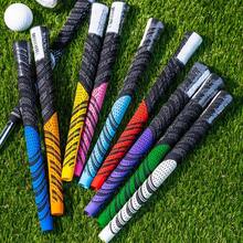13PCS Golf Grip Carbon Yarn Anti-Slip Golf Iron Club Grips Standard/Midsize US Warehouse - màu xanh lá - Xem 4