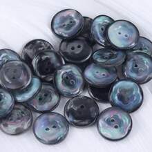 10pcs Round Flower Shaped Buttons, Colorful Shirt Buttons, Knitted Cardigan Buttons, High-End Exquisite Manhattan Garment Buttons - 10pcs - View 7