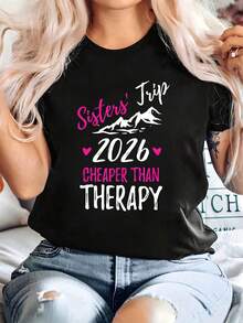 Women T-Shirts - Black - View 8
