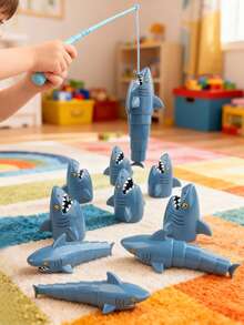Fishing Battle Fishing Master Interactive Parent-Child Shark Tabletop Game Toy, Children's Intellectual Desktop Game, Baby Birthday Gift - Fishing - View 2